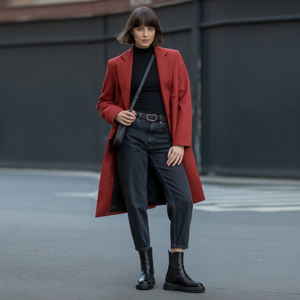  Long Red coat