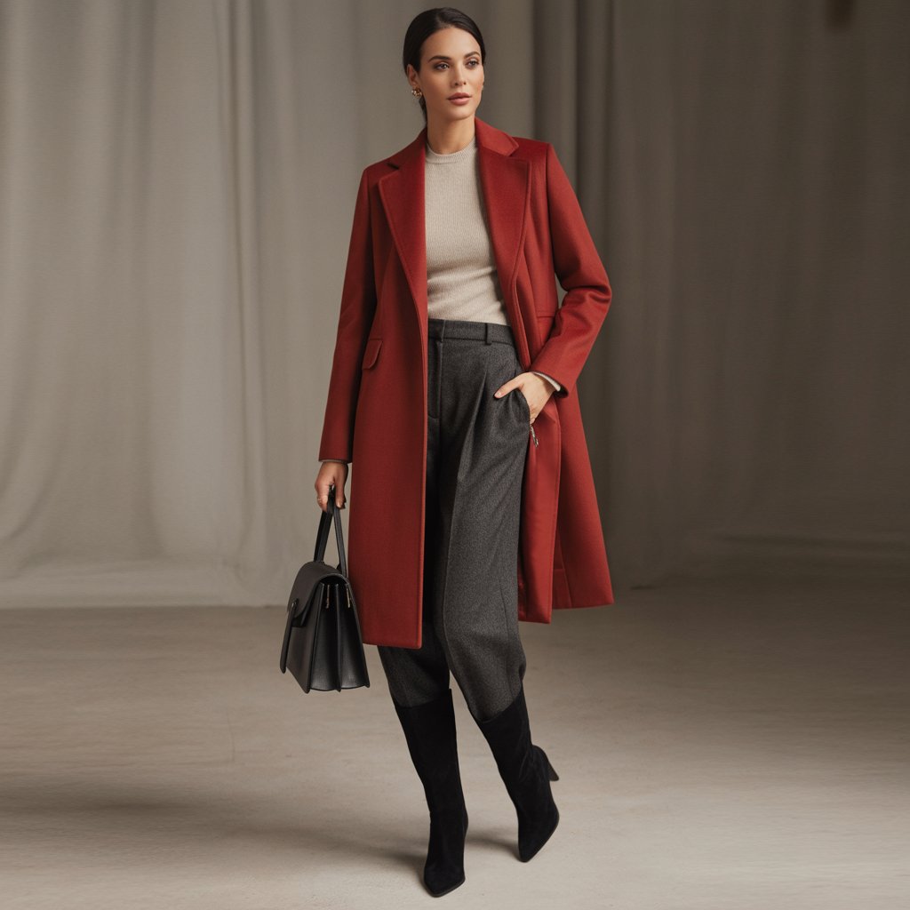 How to style a red coat for winters