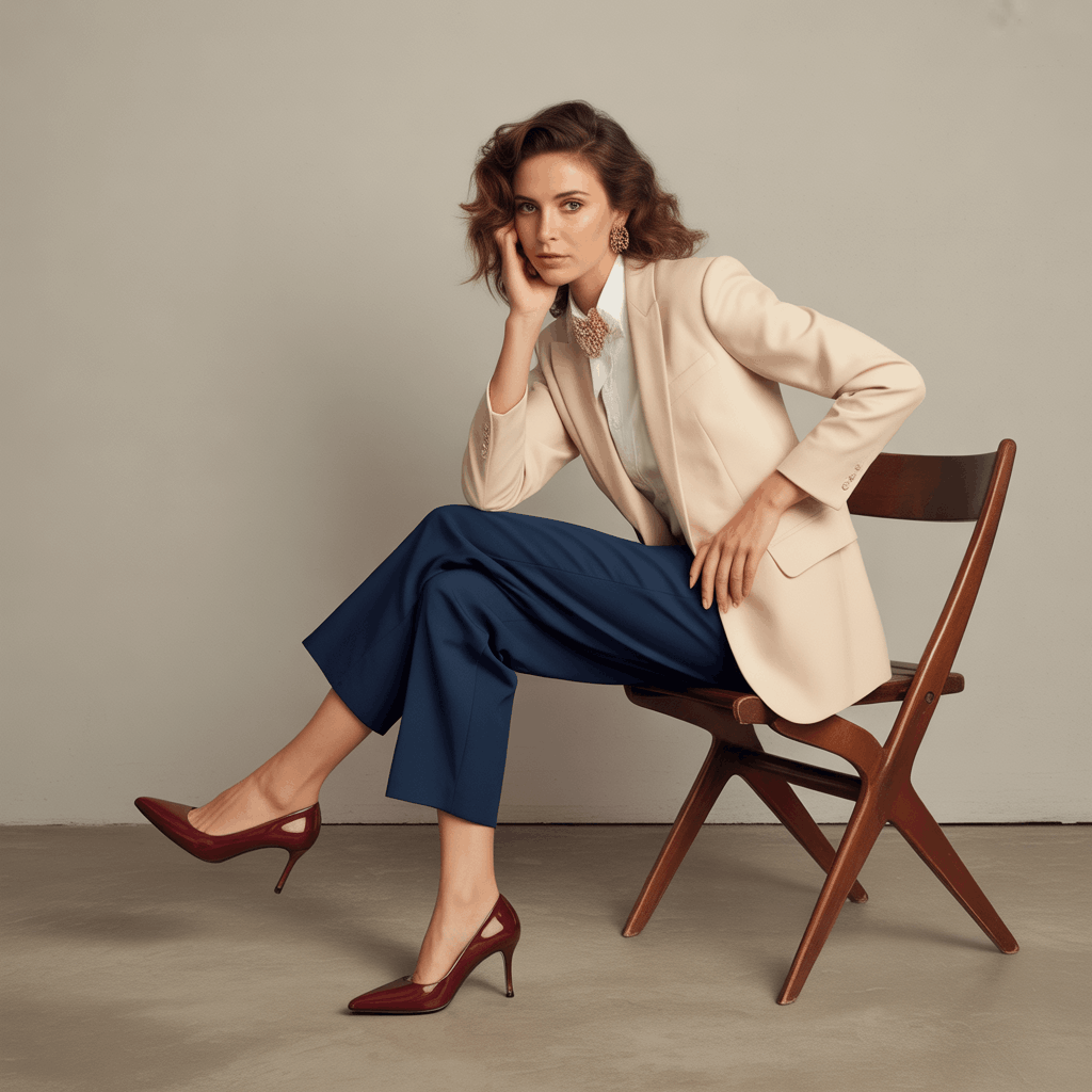 Power dressing reimagined message about modern confidence and elegant personal style