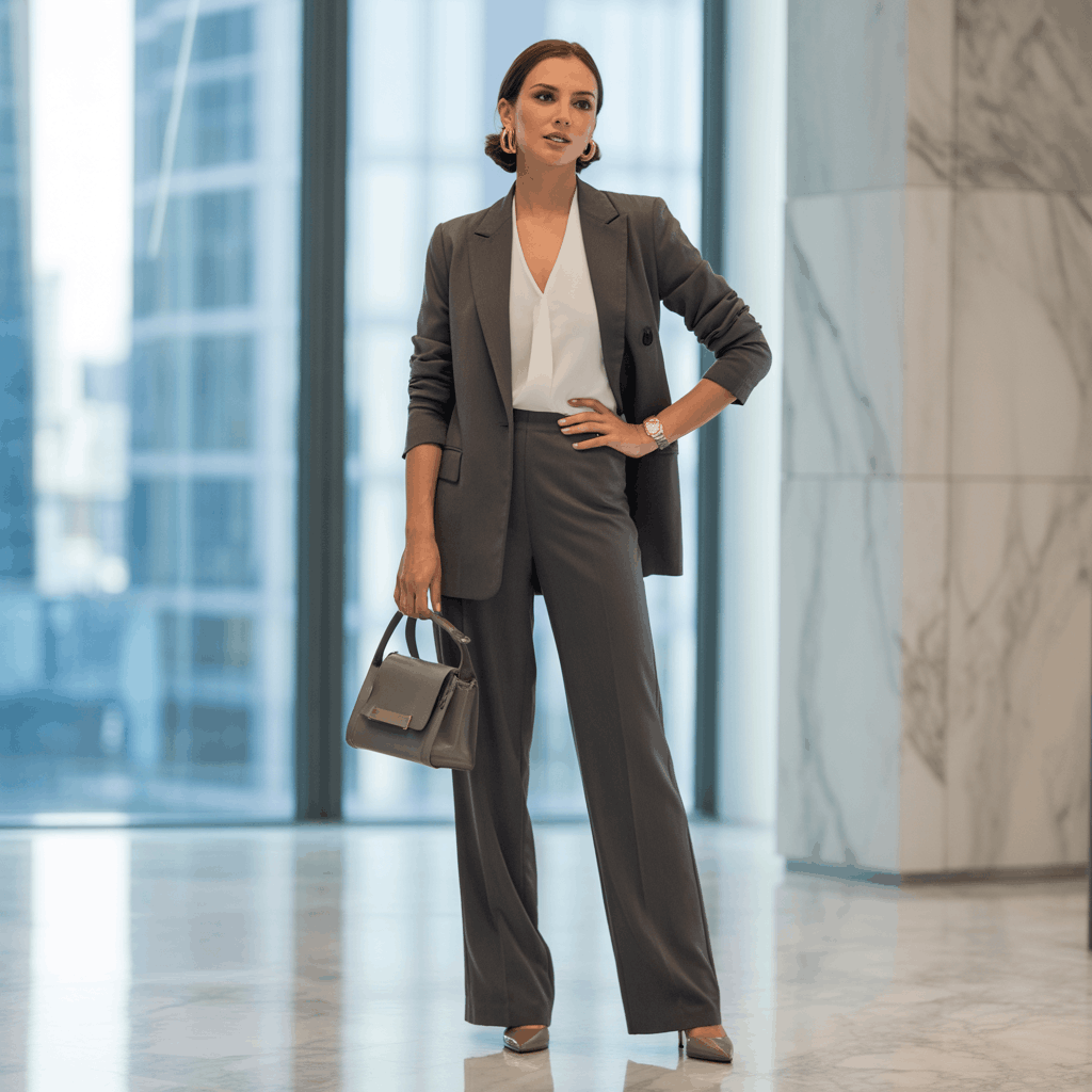 Power dressing for women checklist showing modern confidence-focused style principles
