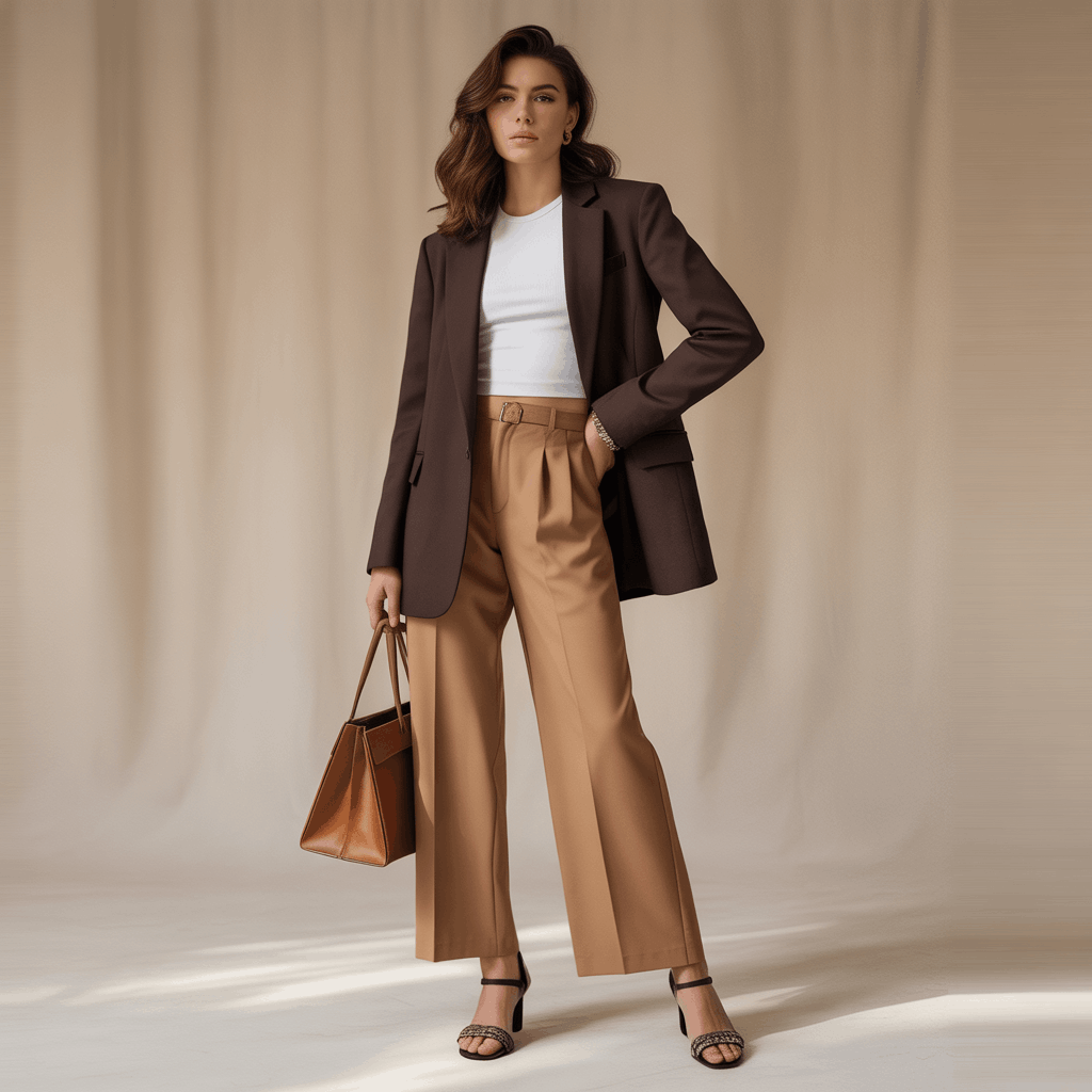 Fabric guide for polished outfits featuring silk, wool blends, and structured cotton