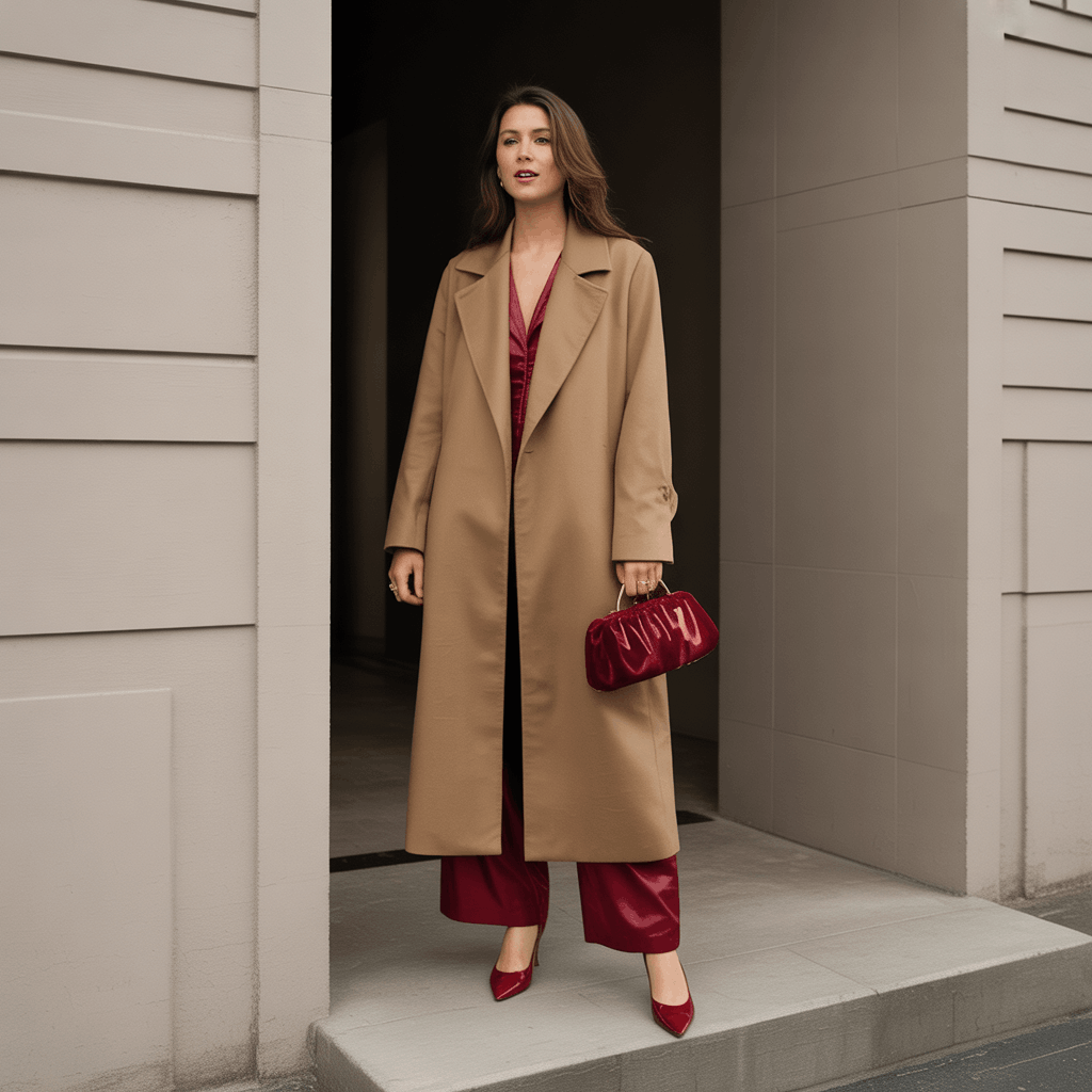 How to Style a Colourful Coat: Bold Winter Outfits That Look Chic 11 how to style a colourful coat