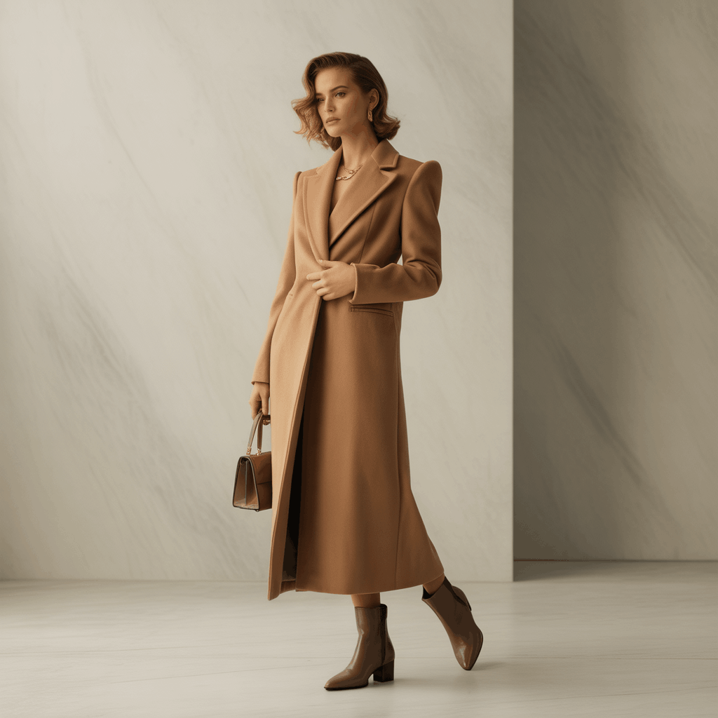 Tapestry Jacket Outfit Ideas: A 5-Step Guide to Fit, Style & Longevity 13 Coat fit guide showing correct shoulder seam placement to avoid oversized shoulders