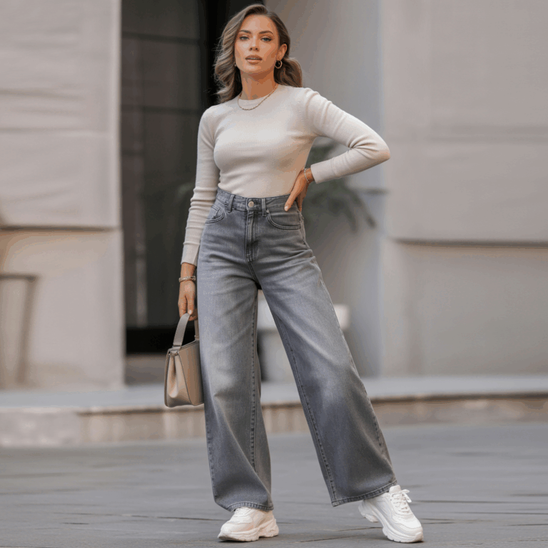 Grey Jeans Outfits for Women - 15 Low-Effort Looks That Slay 31 Grey Jeans Outfits for Women – 15 Low-Effort Looks That Slay