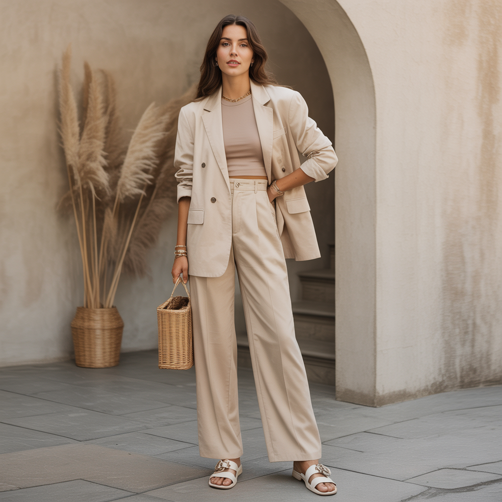 32 Elegant Beige Outfits for Women With a Classic, Old-Money-Inspired Feel 3 generate an images for chic beige outfit 20LEyr8 QeuzoTUJcTWs Q OSL qgSTzO ZmJVlgaBBA